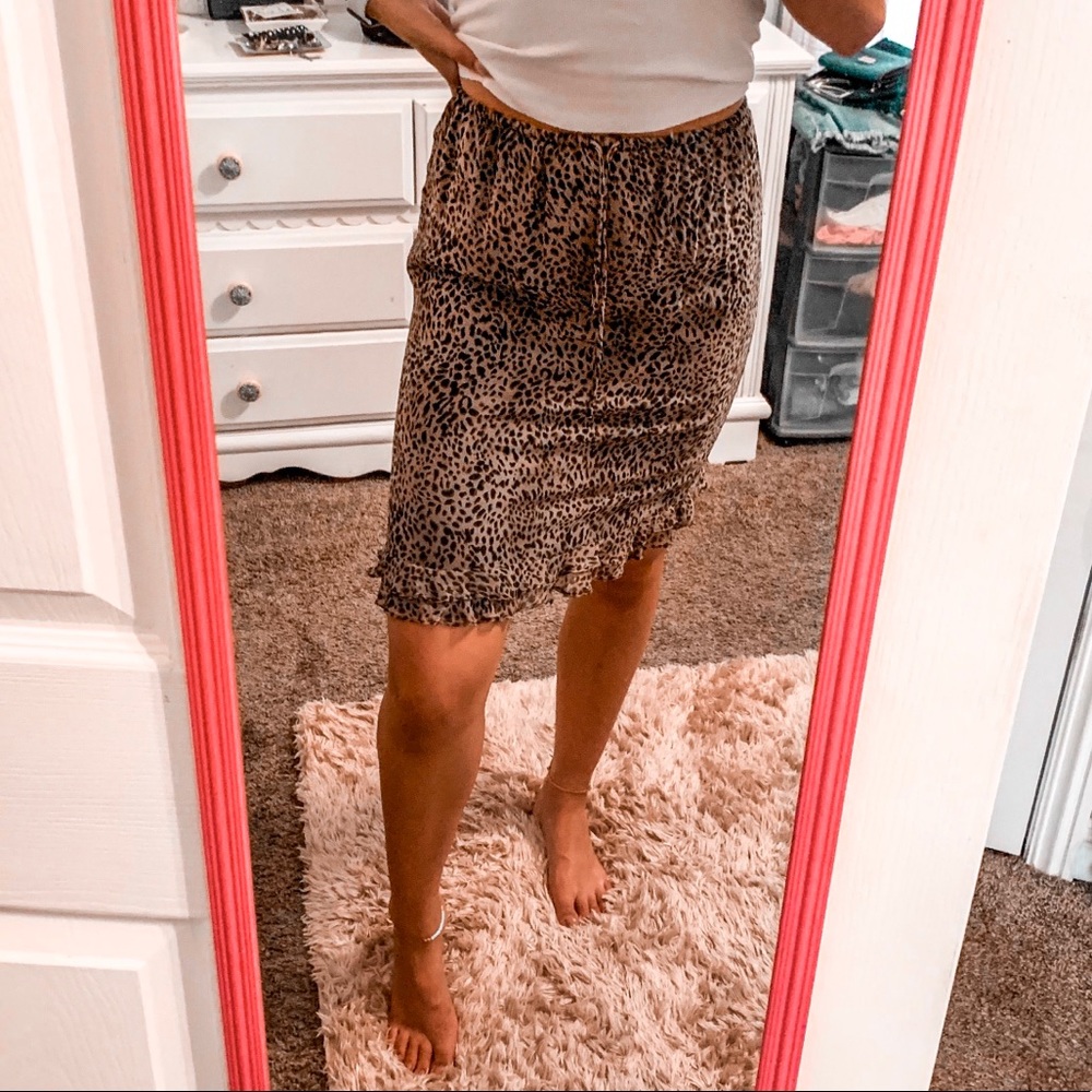 ALLISON TAYLOR Cheetah Skirt